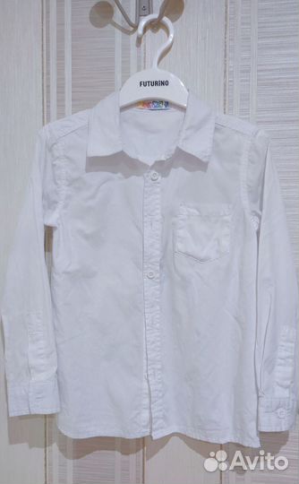 Рубашка белая размер 116