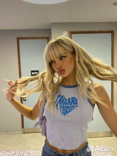 Натуральная чёлка hairshop