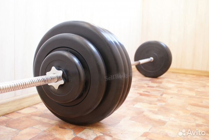 153 кг. Штанга разборная. Атлет про. Новая.153 кг