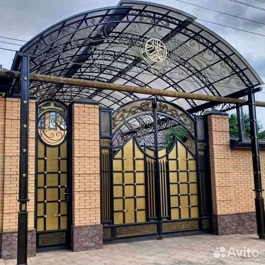 Ворота Перила навесы ковка