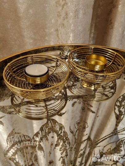 Подсвечник бронза