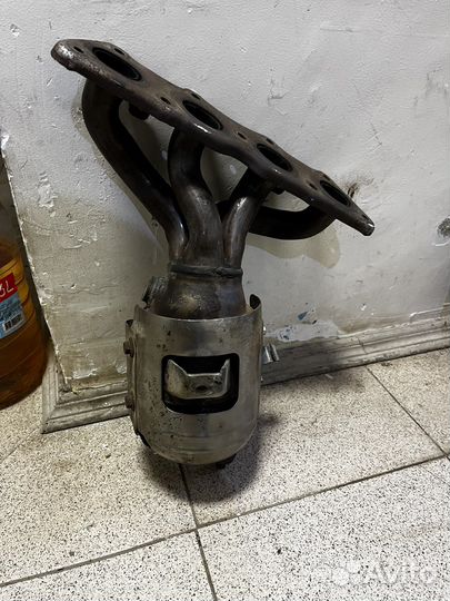 Выпускной коллектор с катализатором kia