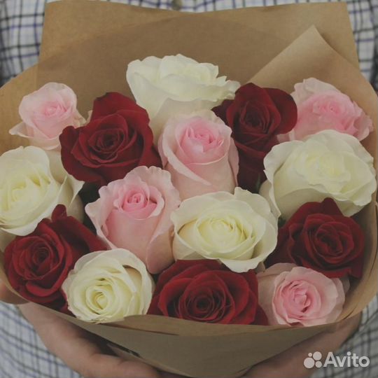 Букет из 115 красной роз