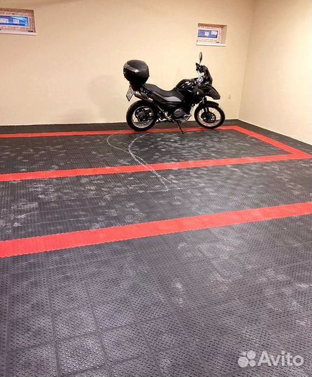 Модульный пол для гаража