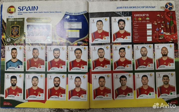 Альбом с наклейками Чемпионат мира 2018