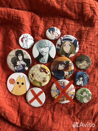 Значки с аниме