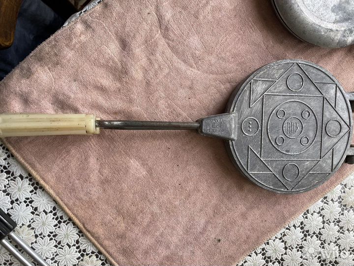 Вафельница СССР, формочки для орехов