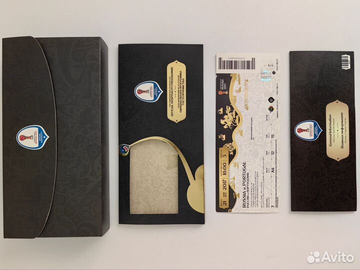 Билет на футбол Россия - Португалия 2017г
