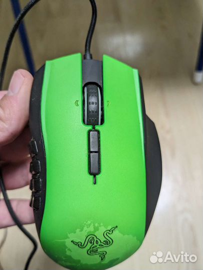 Игровая мышь Razer Naga Limited Green Edition