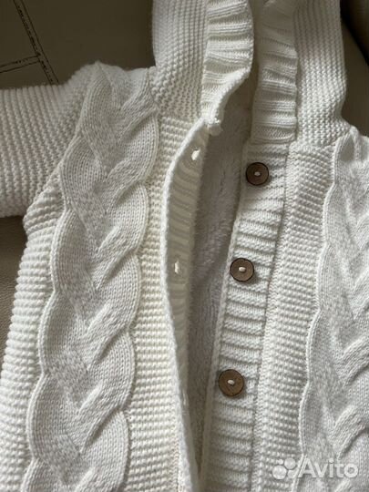 Зимний детский комплект на выписку (56 размер)