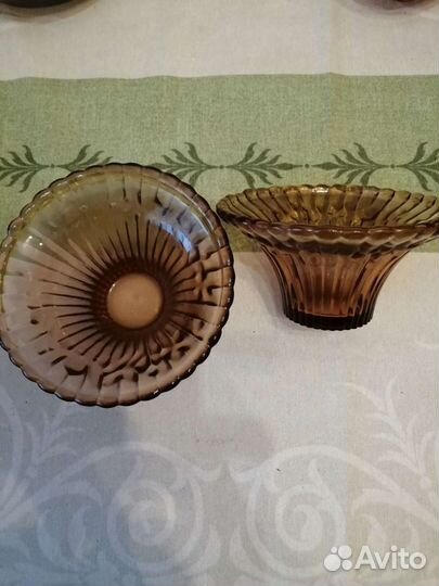 Посуда цветное стекло СССР