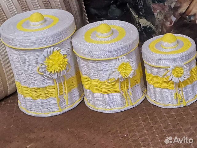 Ёмкости для хранения. Ручная работа