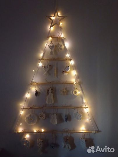 Эко-ёлка ручной работы