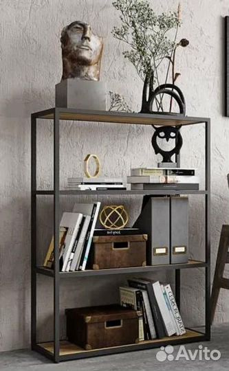 Полка универсальная Лофт-4 (800*1080*290) (Крафт)