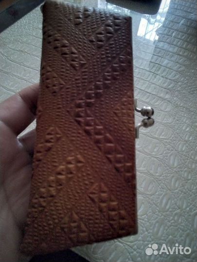 Футляр для очков кожаный