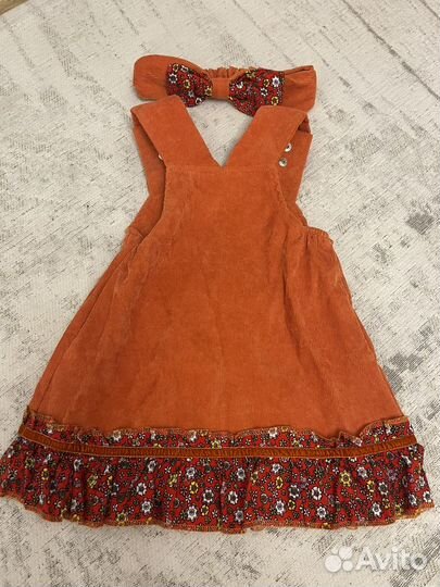 Костюм новогодний для девочки Лиса Лисичка 98