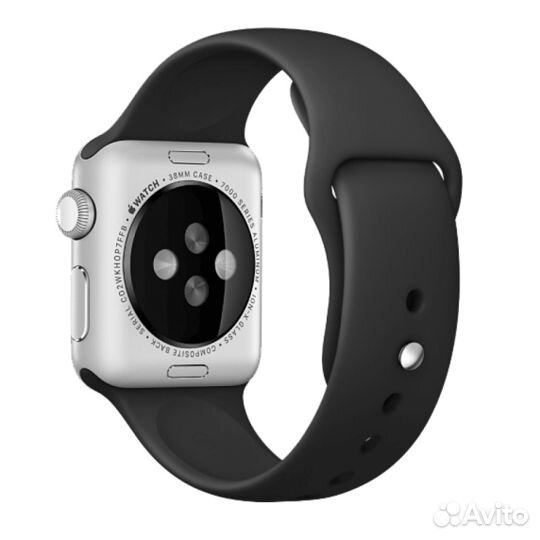 Спортивный ремешок для Apple Watch 38/40/41 черный