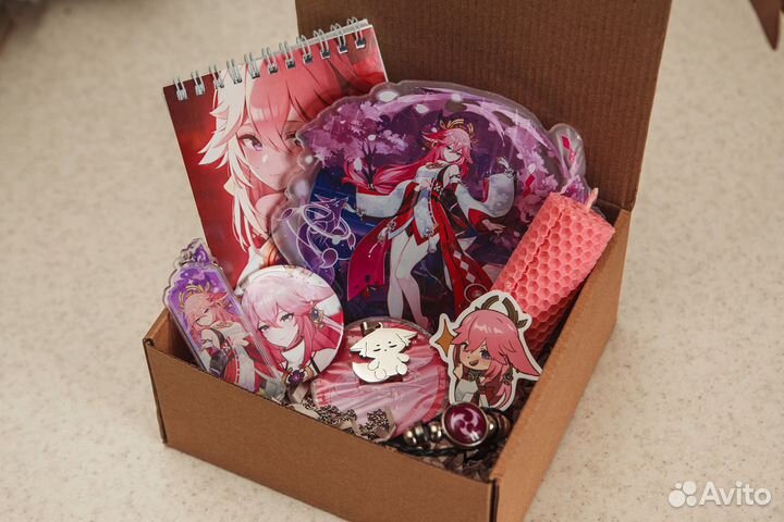 Подарочный набор бокс Геншин Импакт Яэ Мико