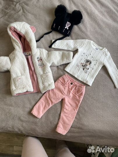 Детские вещи на девочку пакетом 80 86