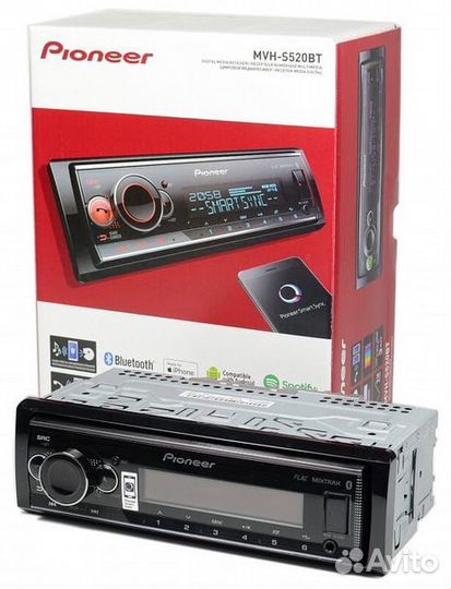Процессорная автомагнитола Pioneer MVH-S520BT
