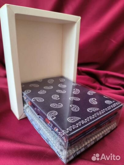 Носовой платок мужской подарочный комплект 6 штук