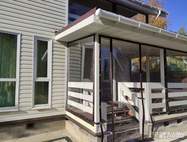 Мягкие окна для кафе летней веранды беседки