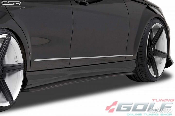 Mercedes W204 07-15 Накладки на пороги