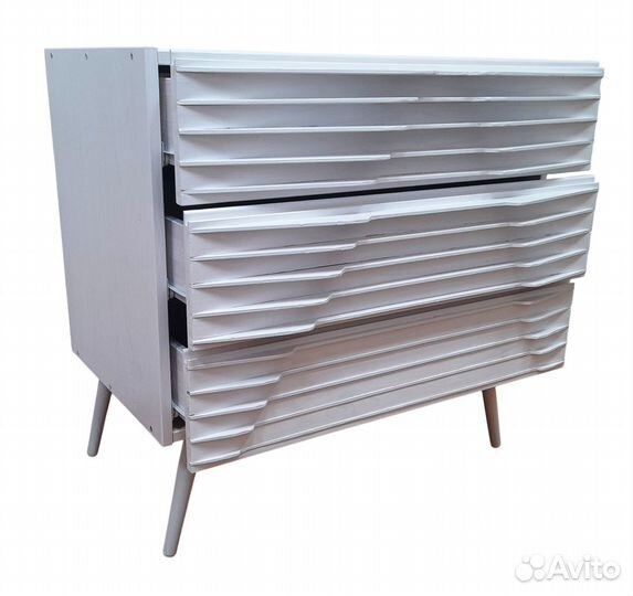 Комод белый «Волна»