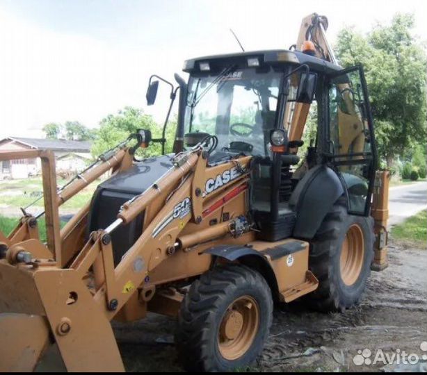 Услуги Экскаватора-погрузчика+Вилы,расчистка участ