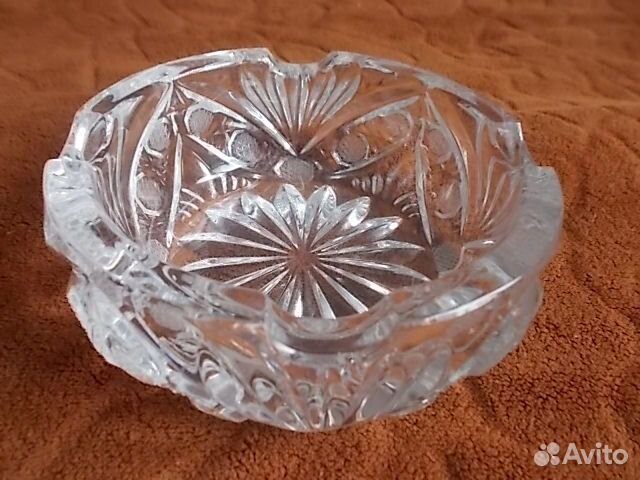 Пепельница хрусталь Чехия/Югославия СССР Винтаж