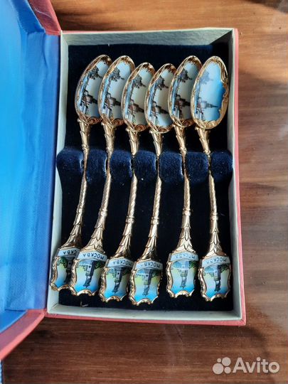 Ложки сувенирные эмаль