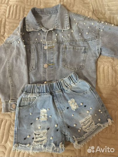Джинсовка для девочки 116 122
