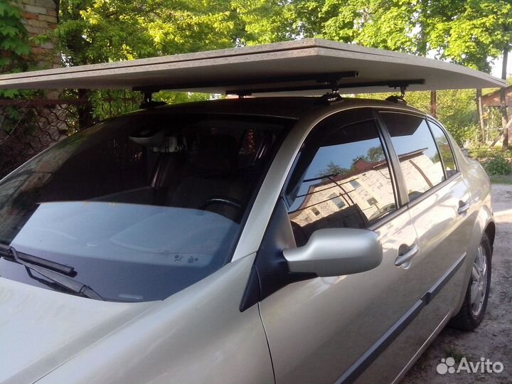 Багажник на крышу Рено Меган 2 поперечины