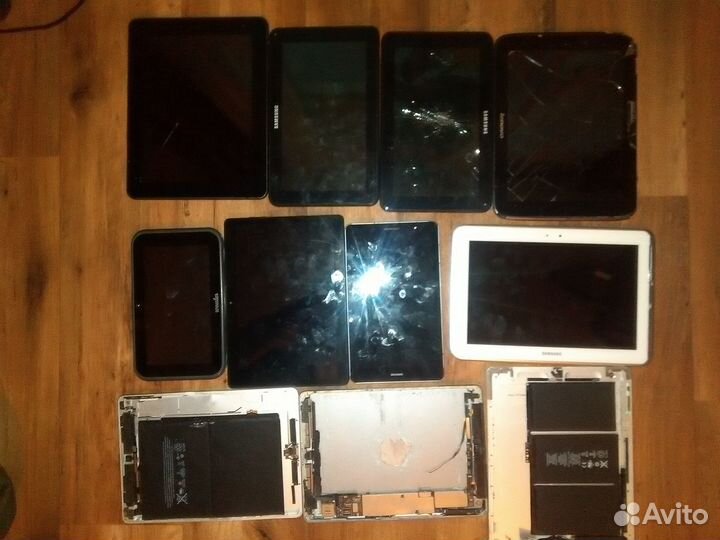 Планшеты нерабочие и на части