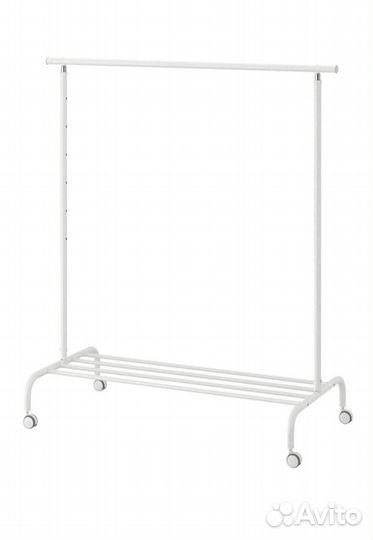 Напольная вешалка икеа ригга rigga белый