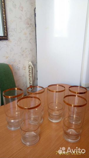 Стаканы,стекло. СССР