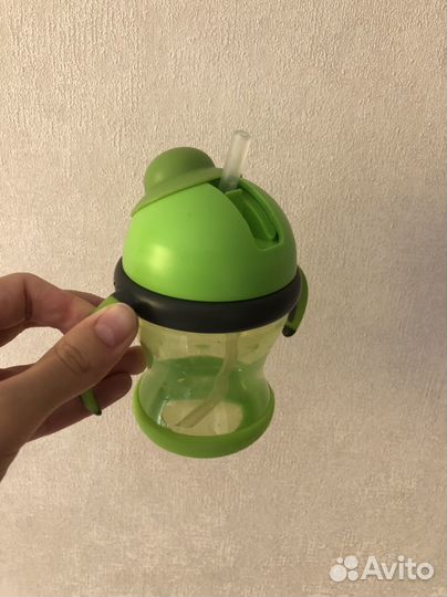 Поильник с трубочкой