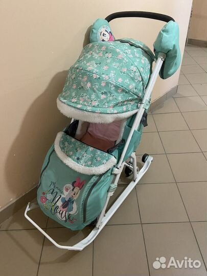 Детские санки коляска