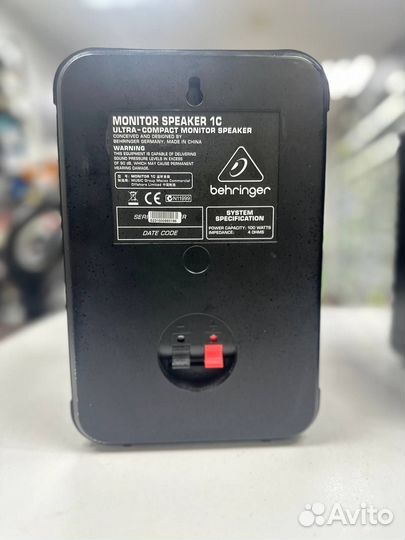 Студийные мониторы Behringer 1С (17628)