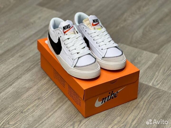 Кроссовки Nike Blazer Low 77 Jumbo White Black