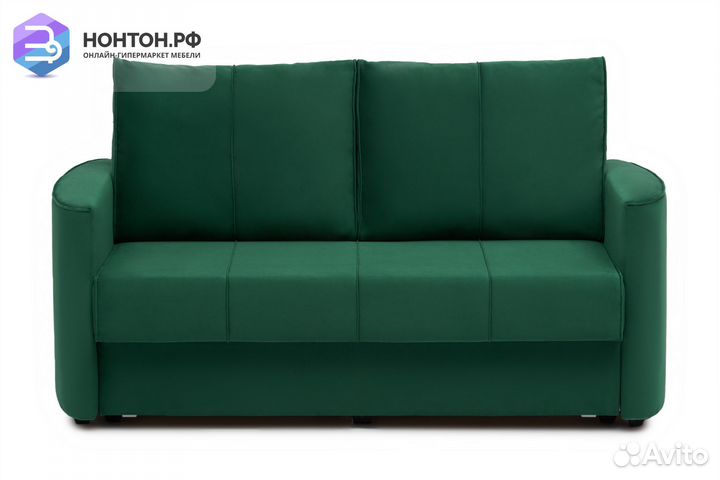 Диван еврокнижка Колибри изумрудный