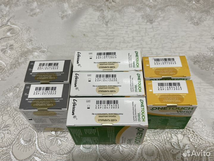 Тест полоски уан тач верио