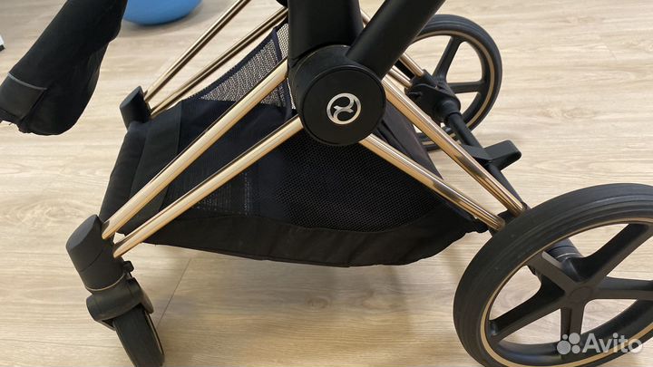 Коляска 2в1 Cybex priam 3 Black (черная)