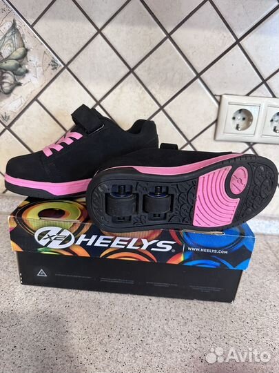 Роликовые кроссовки heelys 34