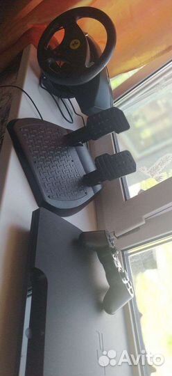 Sony PS3 + руль с педалями