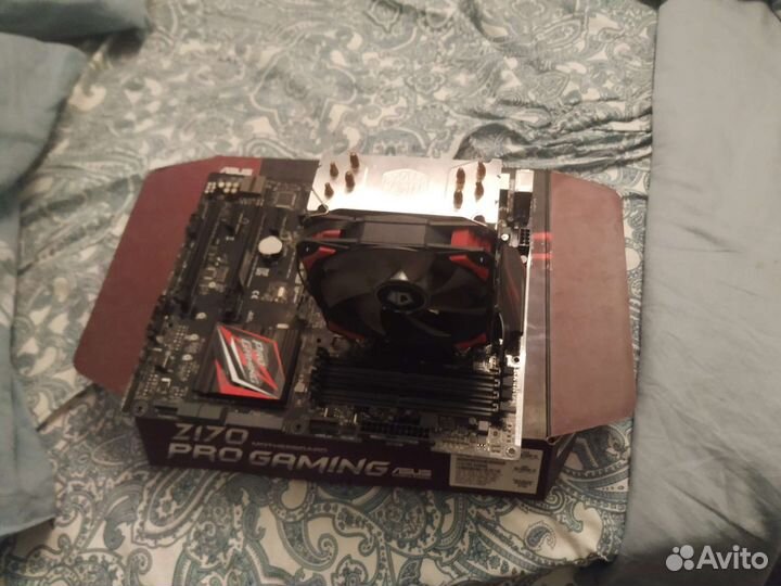 Материнская плата с процессором i7-6700k +z170