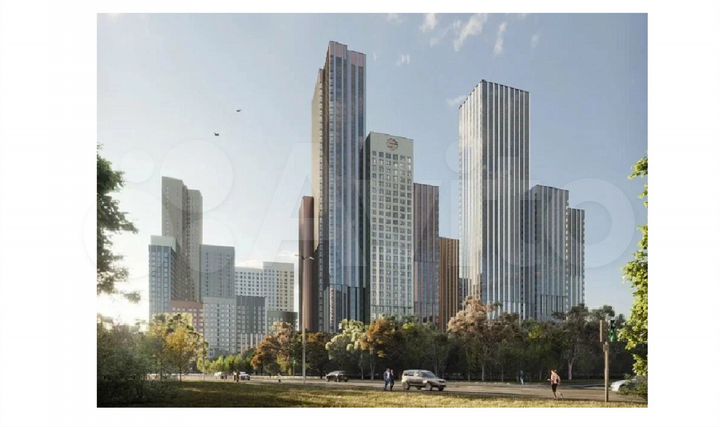 Квартира-студия, 29,7 м², 23/43 эт.