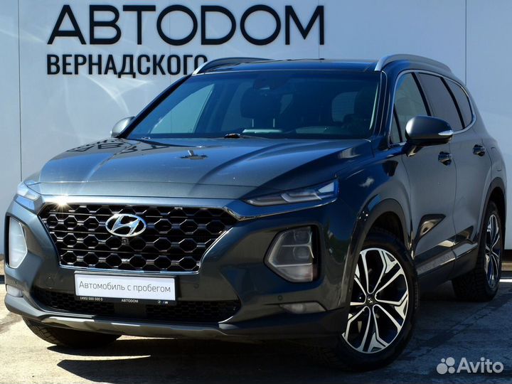 Hyundai Santa Fe 2.2 AT, 2019, 125 090 км