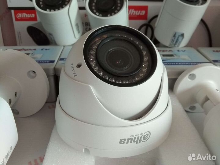 Видеонаблюдение 4Мп Dahua 9 камер варио Dahua