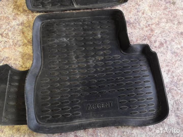 Коврики к-кт Хендай Акцент 2